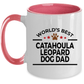 Catahoula Leopard Dog Best Dad Ceramic Coffee Mug