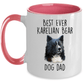 Best Ever Karelian Bear Dog Dad Ceramic Custom Coffee Mug