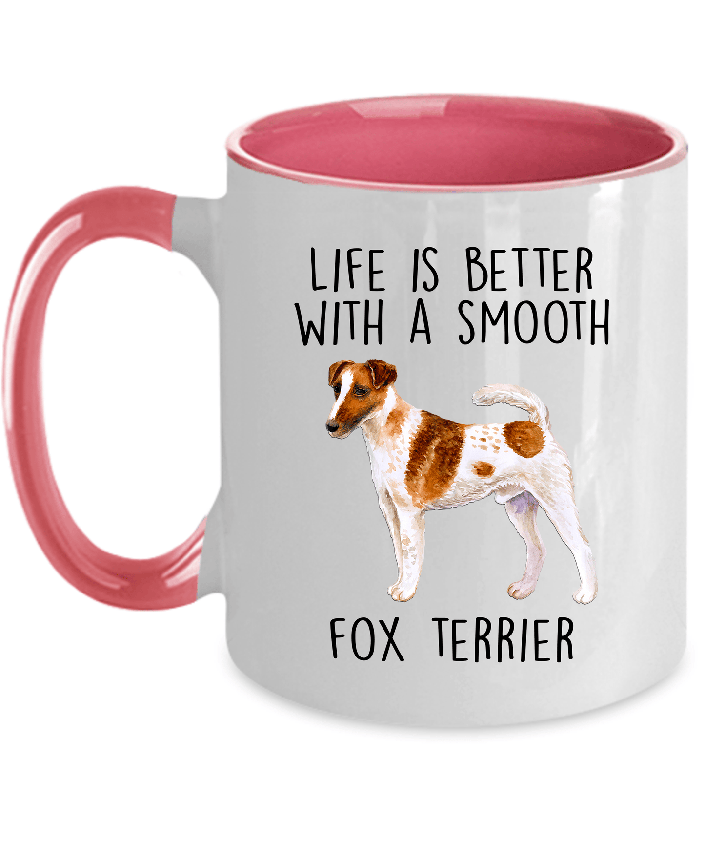 Best Ever Smooth Fox Terrier Dog Mom Ceramic Coffee Mug