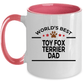 Toy Fox Terrier Dog Dad Coffee Mug