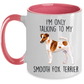 Smooth Fox Terrier Puppies Because People Suck Ceramic Coffee Mug