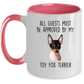 toy fox terrier coffee mug
