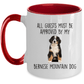 Funny Bernese Mountain Dog Custom Ceramic Coffee Mug - Guests must be approved