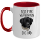 Best Ever Wetterhoun Dog Dad Custom Ceramic Coffee Mug