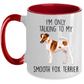 Smooth Fox Terrier Puppies Because People Suck Ceramic Coffee Mug
