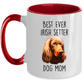 Best Ever Irish Setter Dog Mom Custom Ceramic Coffee Mug