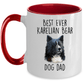 Best Ever Karelian Bear Dog Dad Ceramic Custom Coffee Mug