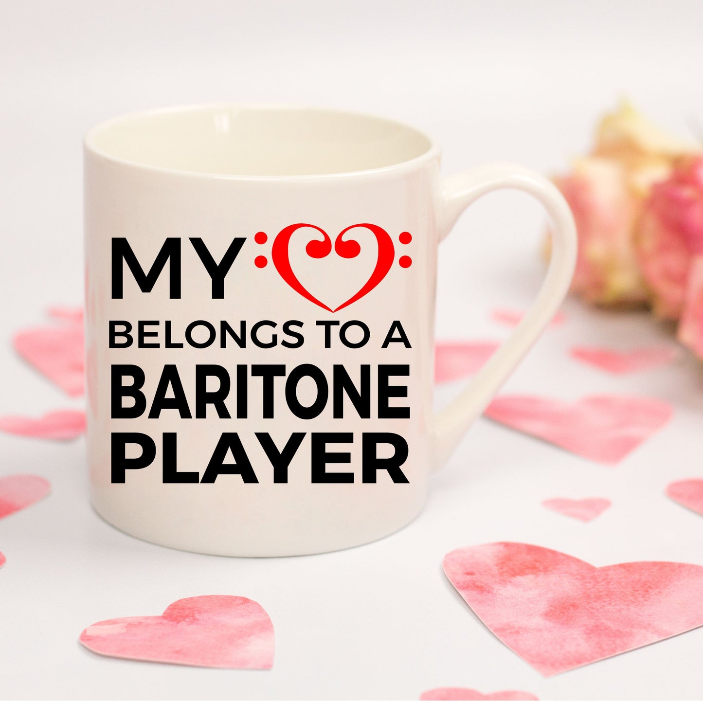 Baritone Player Mug - My Heart Belongs To A Baritone Player