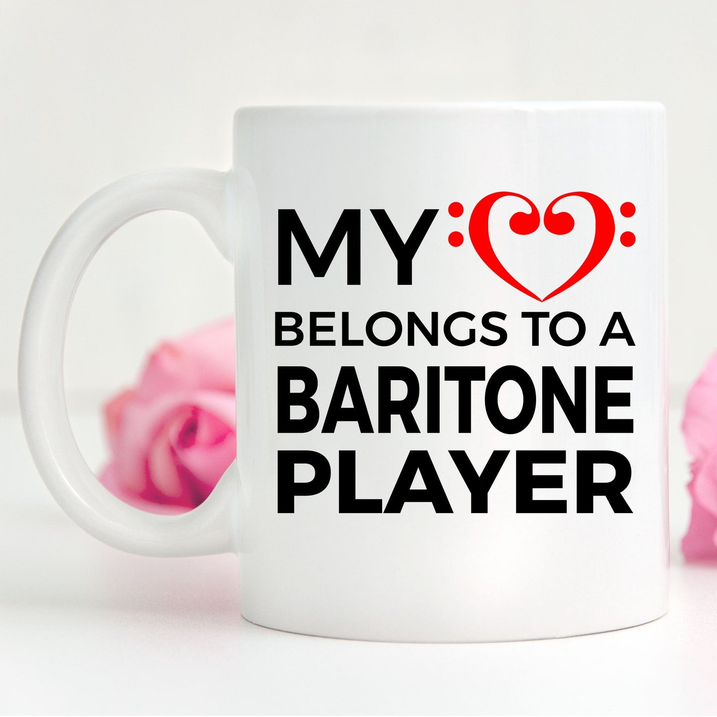 Baritone Player Mug - My Heart Belongs To A Baritone Player