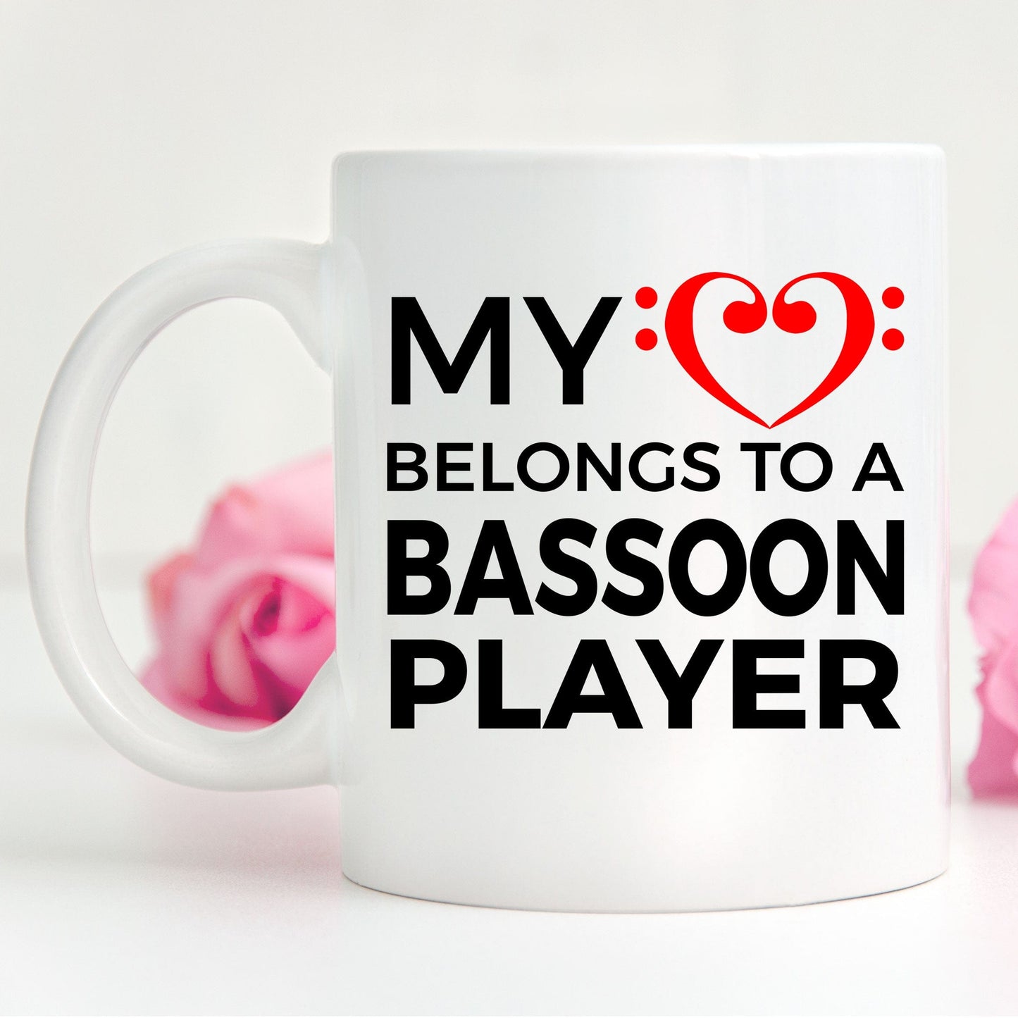 Bassoon Player Mug - My Heart Belongs To A Bassoon Player