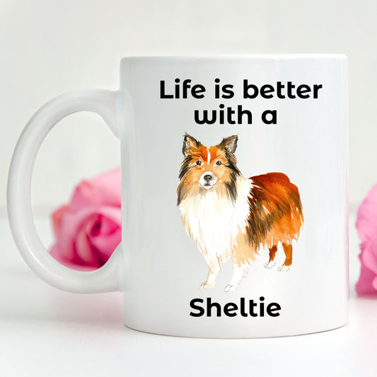 Shetland Sheepdog Life is Better with a Sheltie Coffee Mug