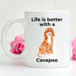 Cavapoo Coffee Mug - Life is Better