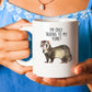 Funny Ferret Custom Ceramic Coffee Mug - I'm Only Talking To My Ferret