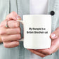 British Shorthair Cat Therapist Ceramic Coffee Mug